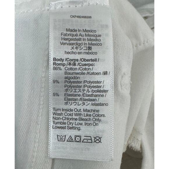 NWT Madewell Womens Stovepipe Jeans Purest White Size 27 - Picture 11 of 16